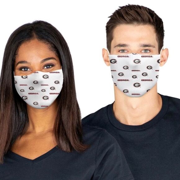 New in Package GEORGIA BULLDOGS NCAA Face Covering Face Mask Masks Set of 3 - Picture 6 of 6